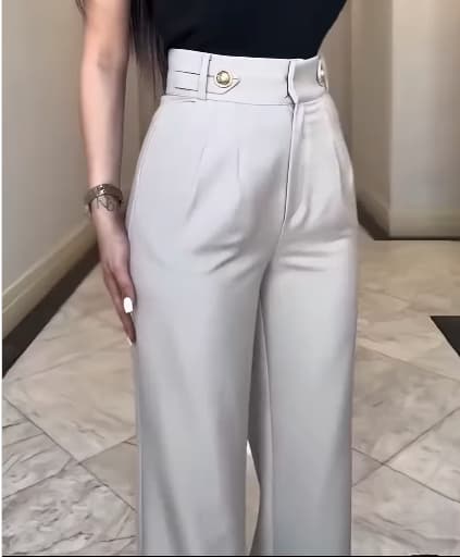 Pantalón Clásico con 2 Botones – Tejido Gabardina Premium 320 GSM