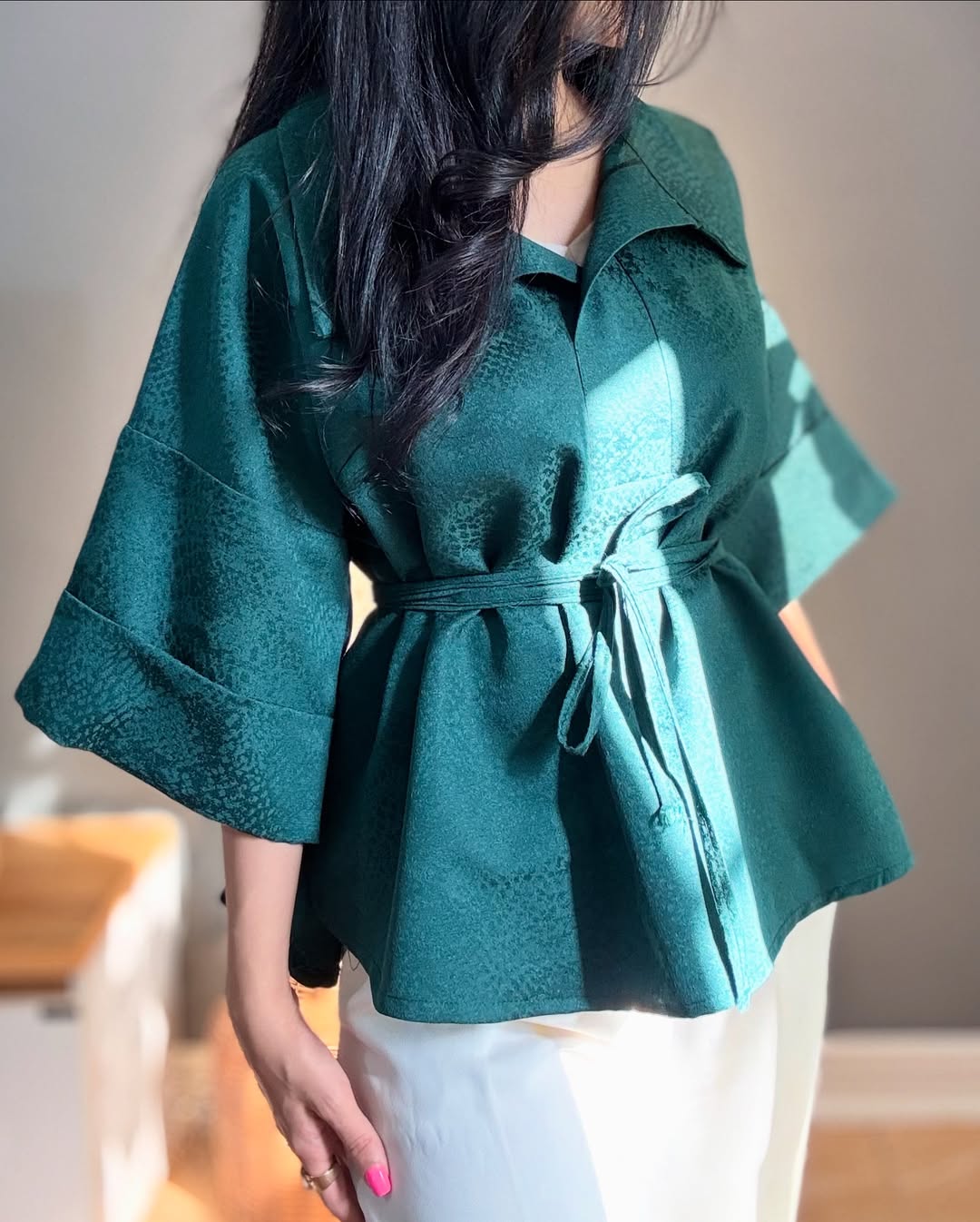Veste Papillon Crepe Jaguard