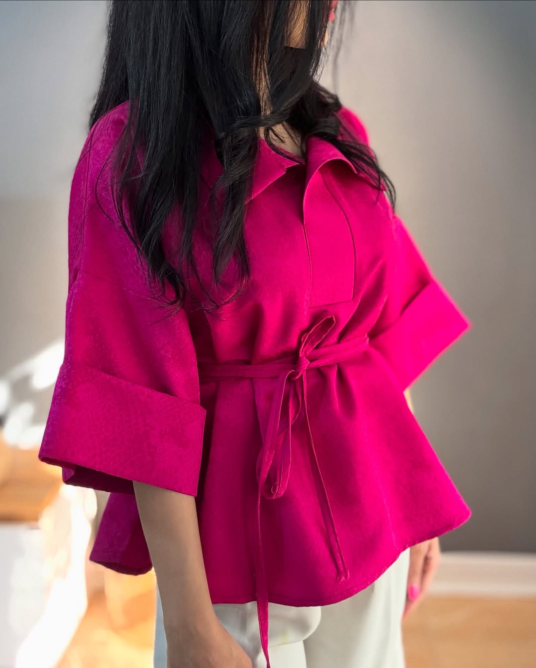 Veste Papillon Crepe Jaguard